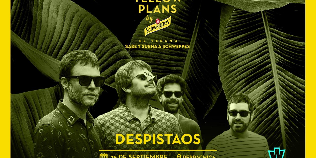 Despistaos, protagonistas del último concierto de Yellow Plans by Schweppes