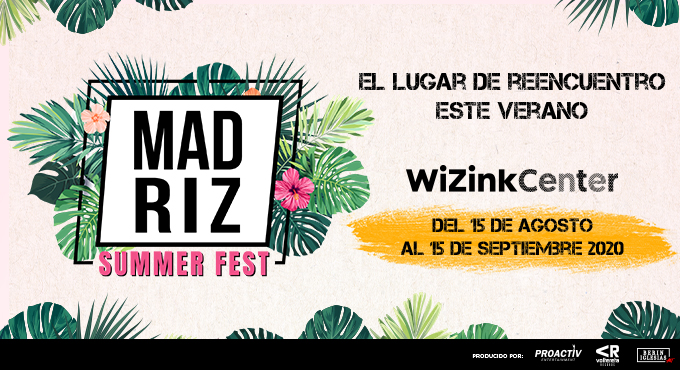 La música vuelve a Madrid este verano con el ‘Madriz Summer Fest’ en el WiZink Center