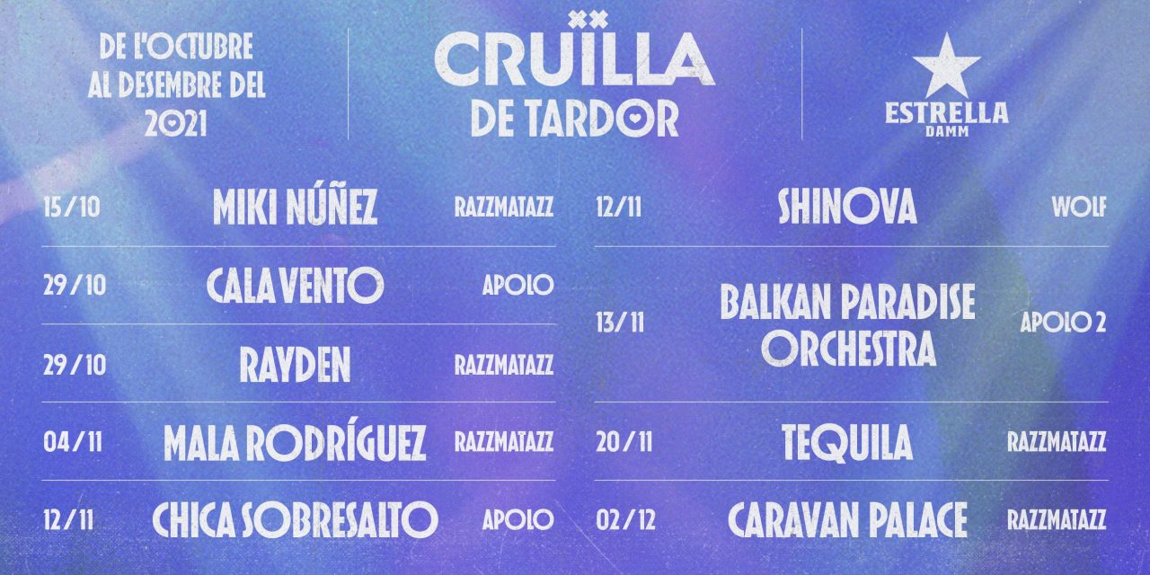 Cruïlla de Tardor 2021 llega al Ecuador de su programación