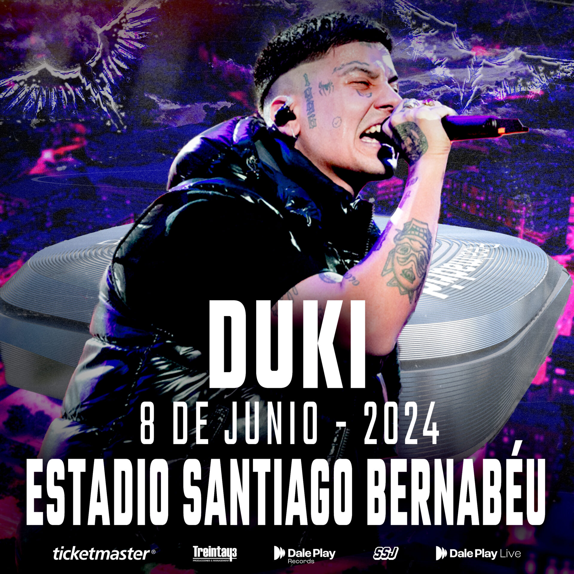 Duki sigue imparable ¡anuncia concierto en el Santiago Bernabéu en