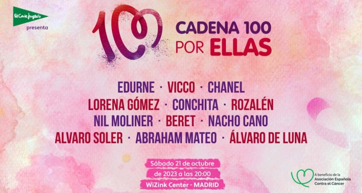 Llega al WiZink Center la undécima edición del concierto Cadena 100 Por Ellas