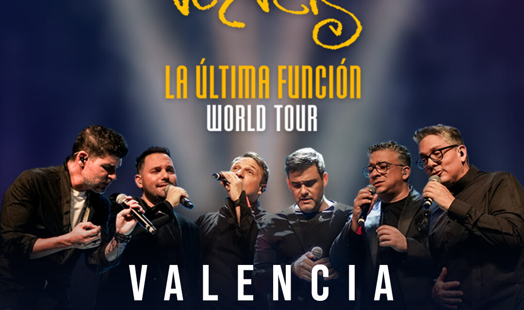 Voz Veis actuará en Valencia el sábado 25 de mayo con su ‘La Última Función World Tour’